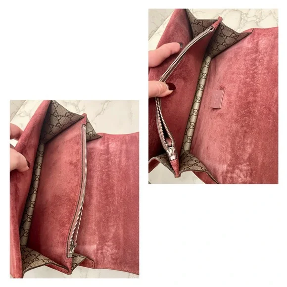 GUCCI GG Supreme Monogram Blooms Dionysus Shoulder  Bag - Picture 16 of 16